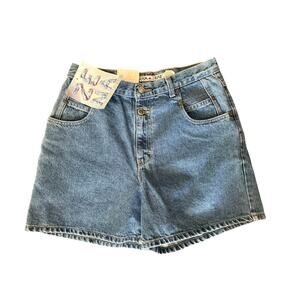 Vintage ZENA‎ JEANS High Rise Mom Shorts Womens Waist Sz 14 NEW